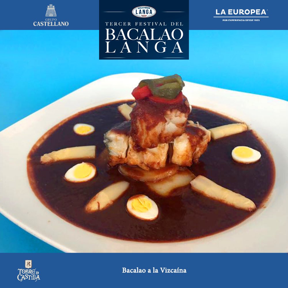 ¡Visítanos y se parte de este delicioso festival! #TercerFestivaldeBacalaoLanga @LaEuropeaMexico