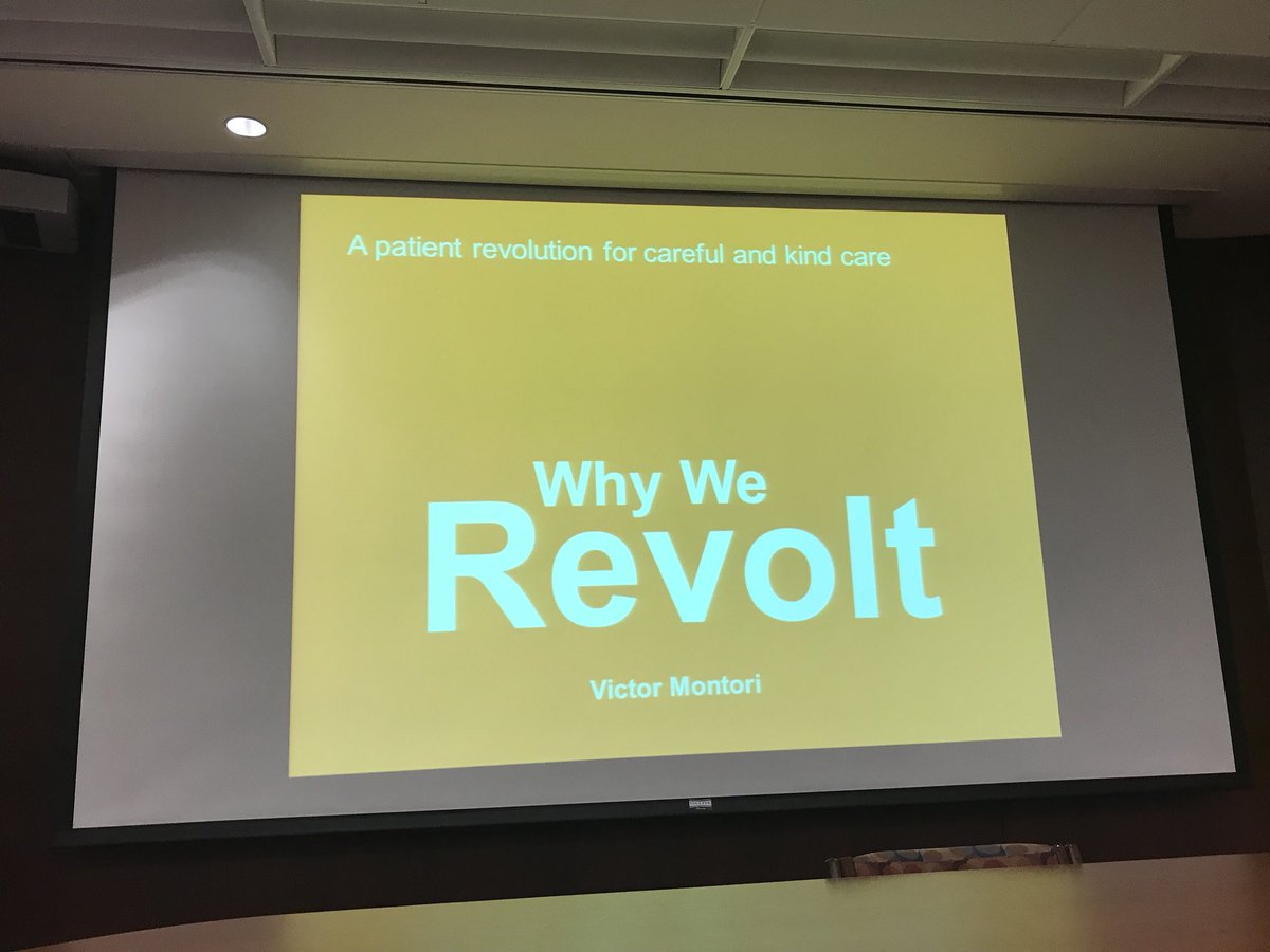krboehmer's tweet photo. @vmontori presents the first #irevolt presentation. #MDM2017 @KerUnit @patientrev https://t.co/uoUlOkULgI