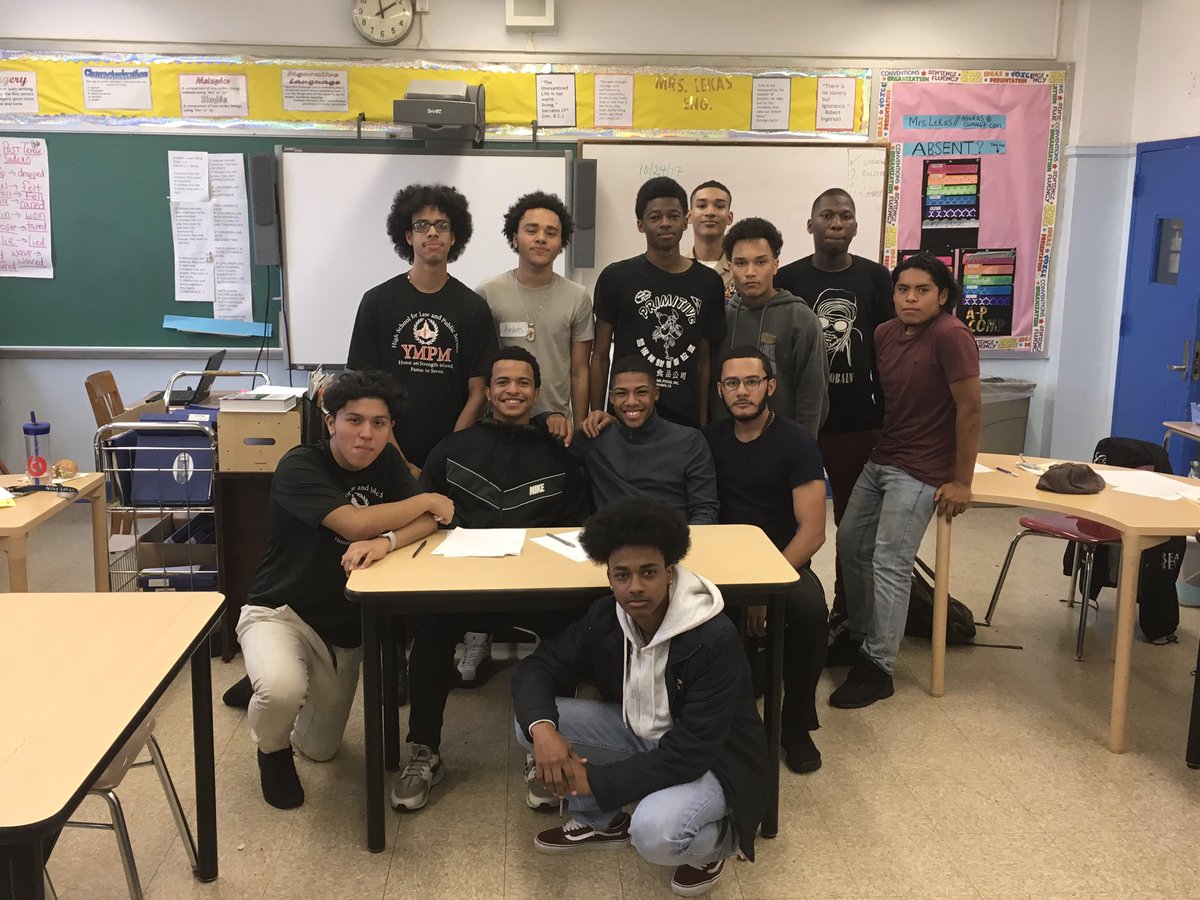 PaulForbesNYC's tweet photo. Was touched to hear young men peer mentoring group at HS for Law and Public Service talk re: the impact of @ESINYC This is #WhyIDoThisWork https://t.co/Z508UZiOWL