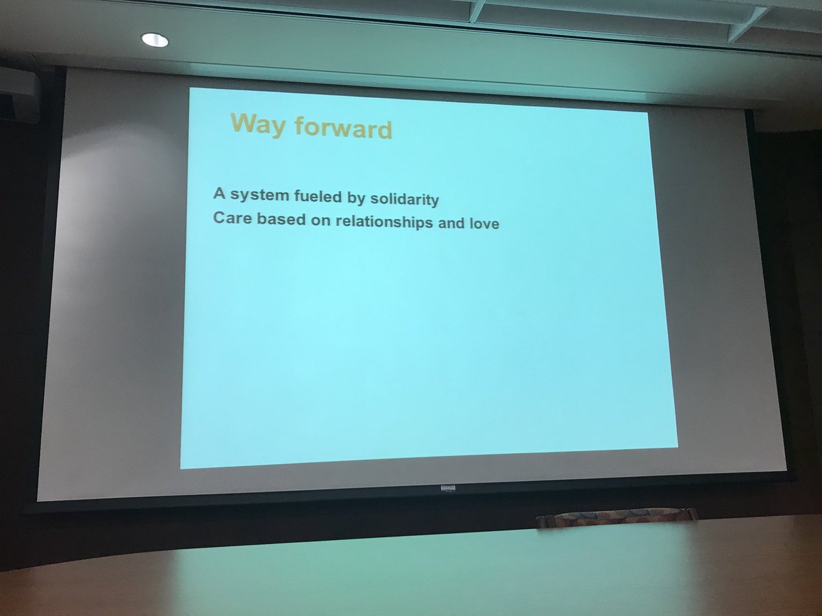 krboehmer's tweet photo. Chronic care is full of disappointments, and you need to fall back on relationships of care to roll with the punches. @vmontori #MDM2017 https://t.co/FjkaEynC1F