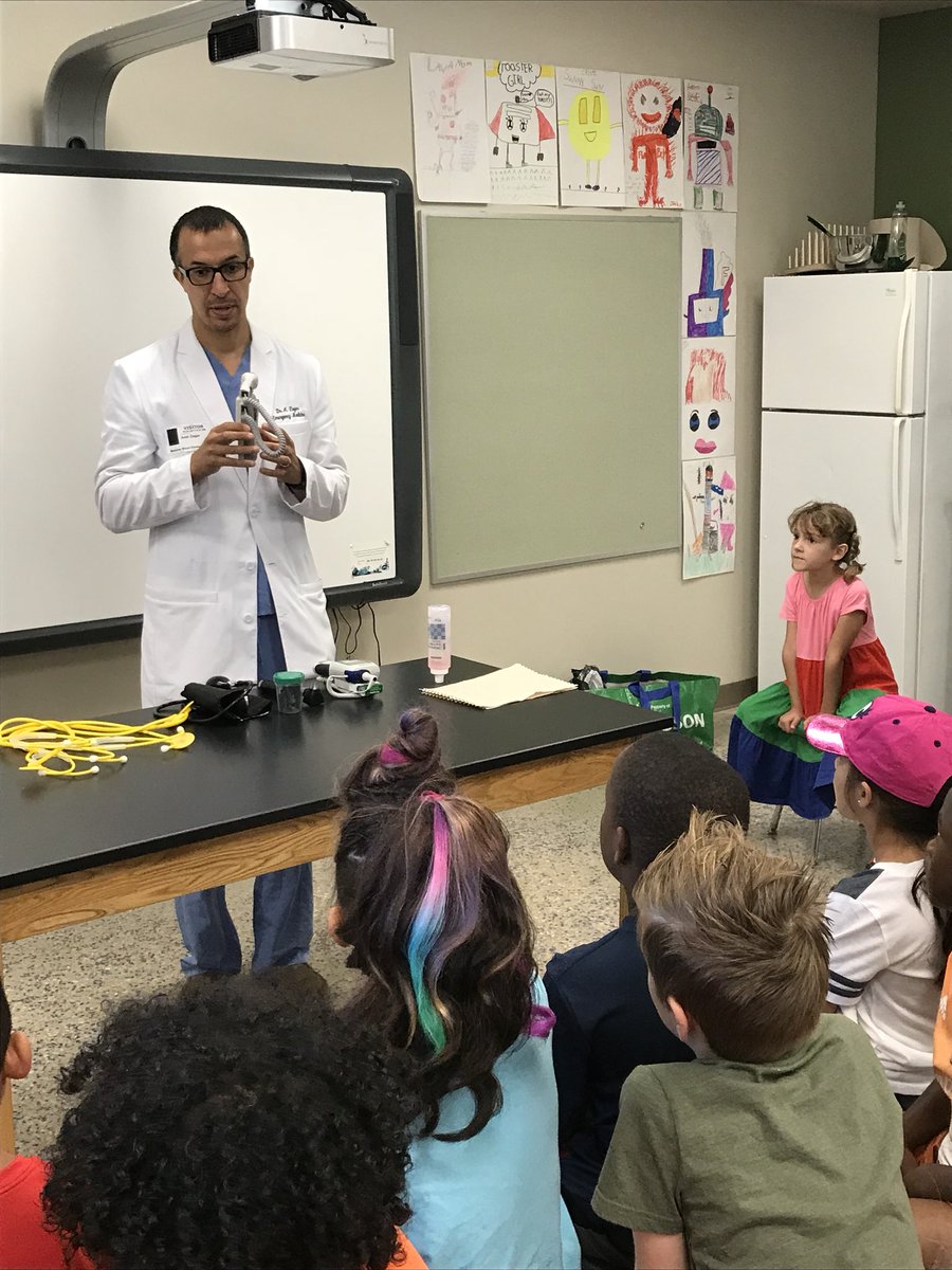 During Hands on Science we heard our friends heartbeat. <a href="/MeadowWoodSBISD/">Meadow Wood Elem.</a>