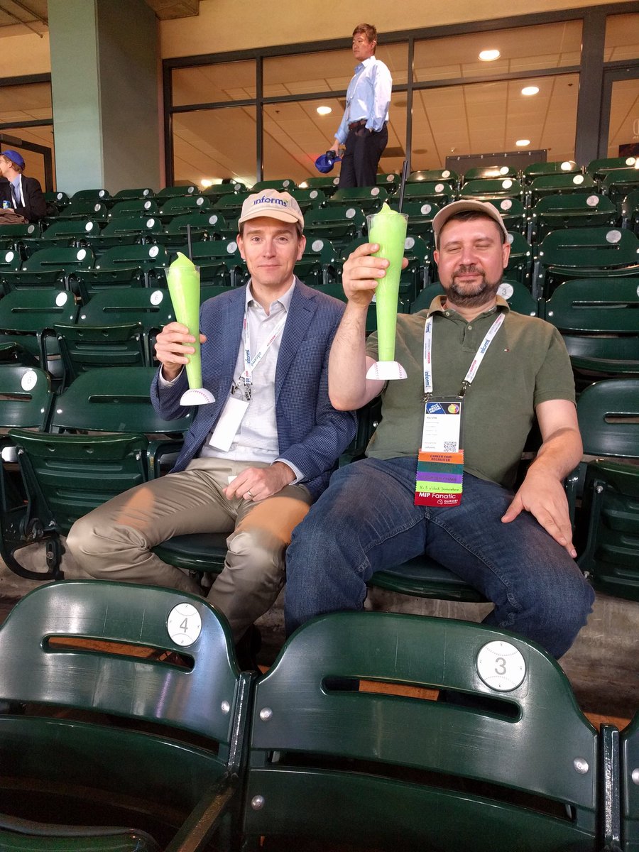 miketrick's tweet image. Things are getting serious for @wjvanhoeve at #informs2017