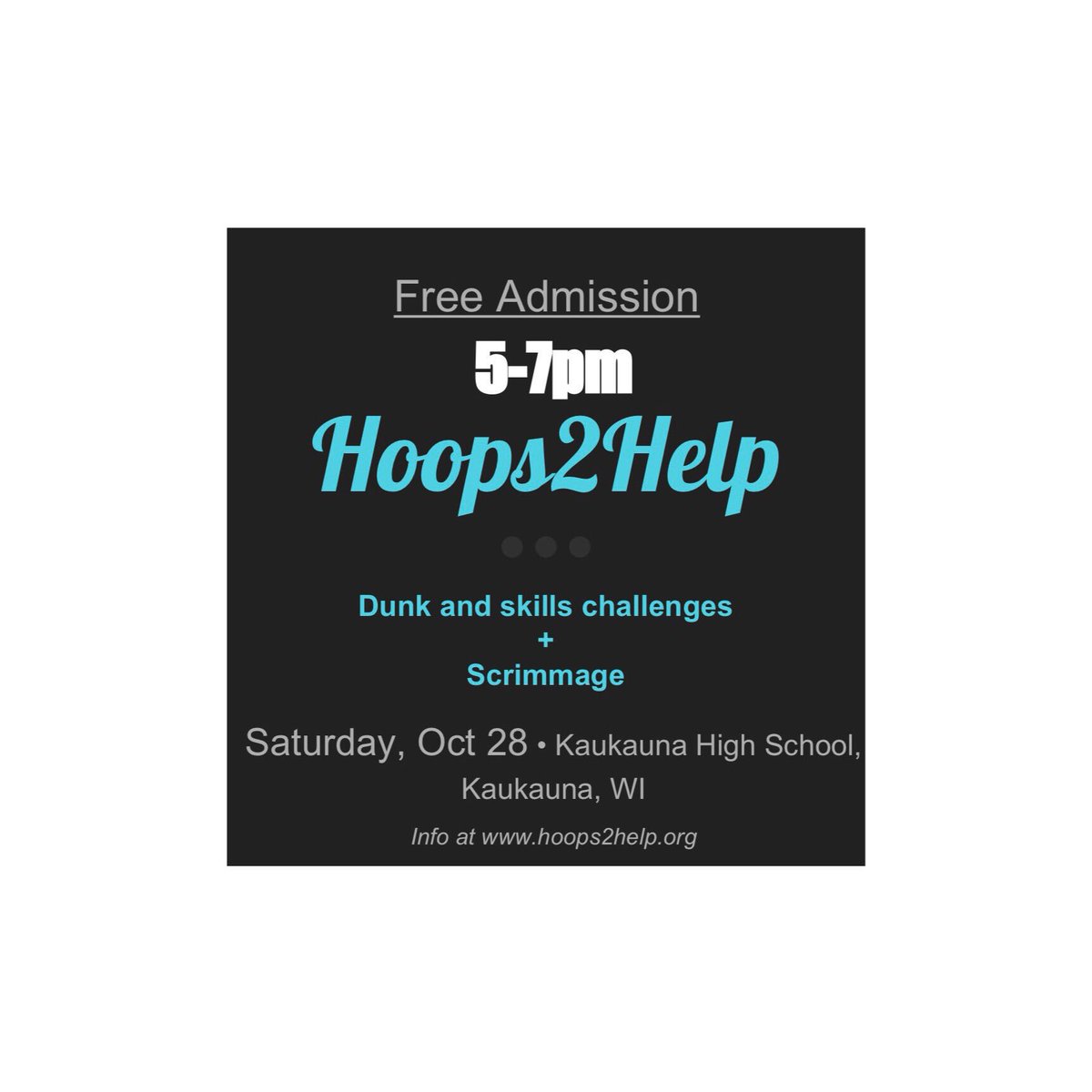 HunterPlamann's tweet photo. Come out and support this Saturday #hoops2help https://t.co/KPuU8s3hU9