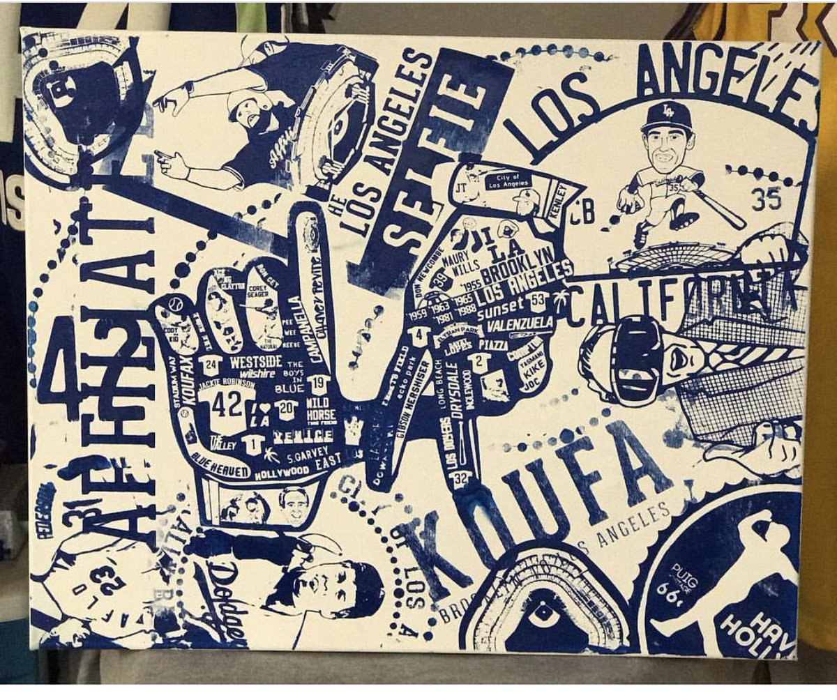 affiliated365's tweet photo. Game 1 down. 3 more to go #losangeles #dodgers #affiliatedink https://t.co/4SK1GxiNso