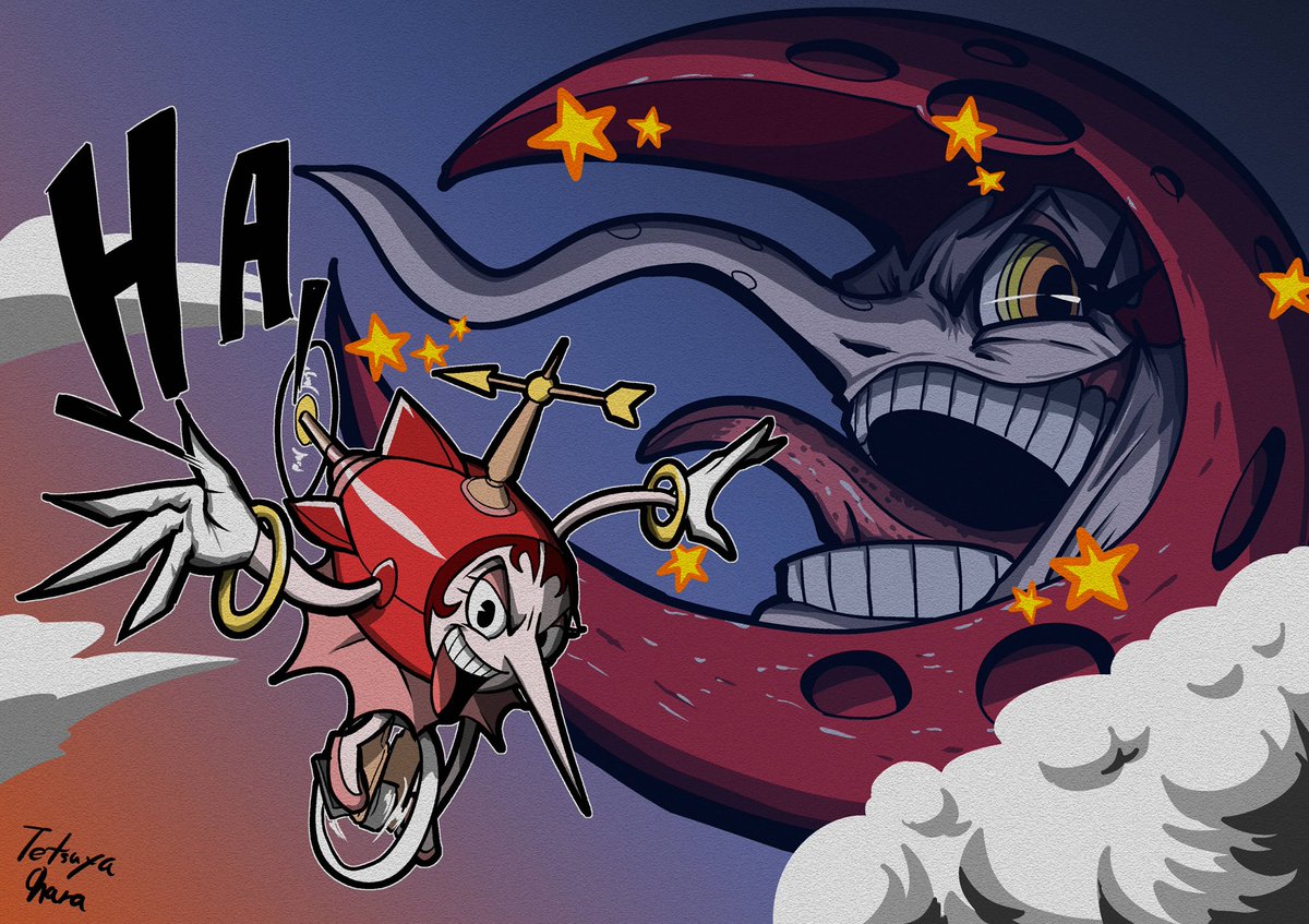 オオハラテツヤ 育休中 カップヘッドで1番好きなボス 三日月になるところが最高すぎる Cuphead オオハラテツヤ 育休中 カップヘッドで1番好きなボス 三日月になるところが最高すぎる Cuphead