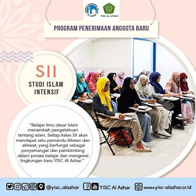 ppabyiscalazhar's tweet photo. Sekilas Kegiatan YISC Al Azhar - Studi Islam Intensif (SIII)
#YISCAlAzhar #PPAB #PPABJan2018 #2018 #WonderfulIslam #GueIslamGueKeren https://t.co/aot1ceM6Nf