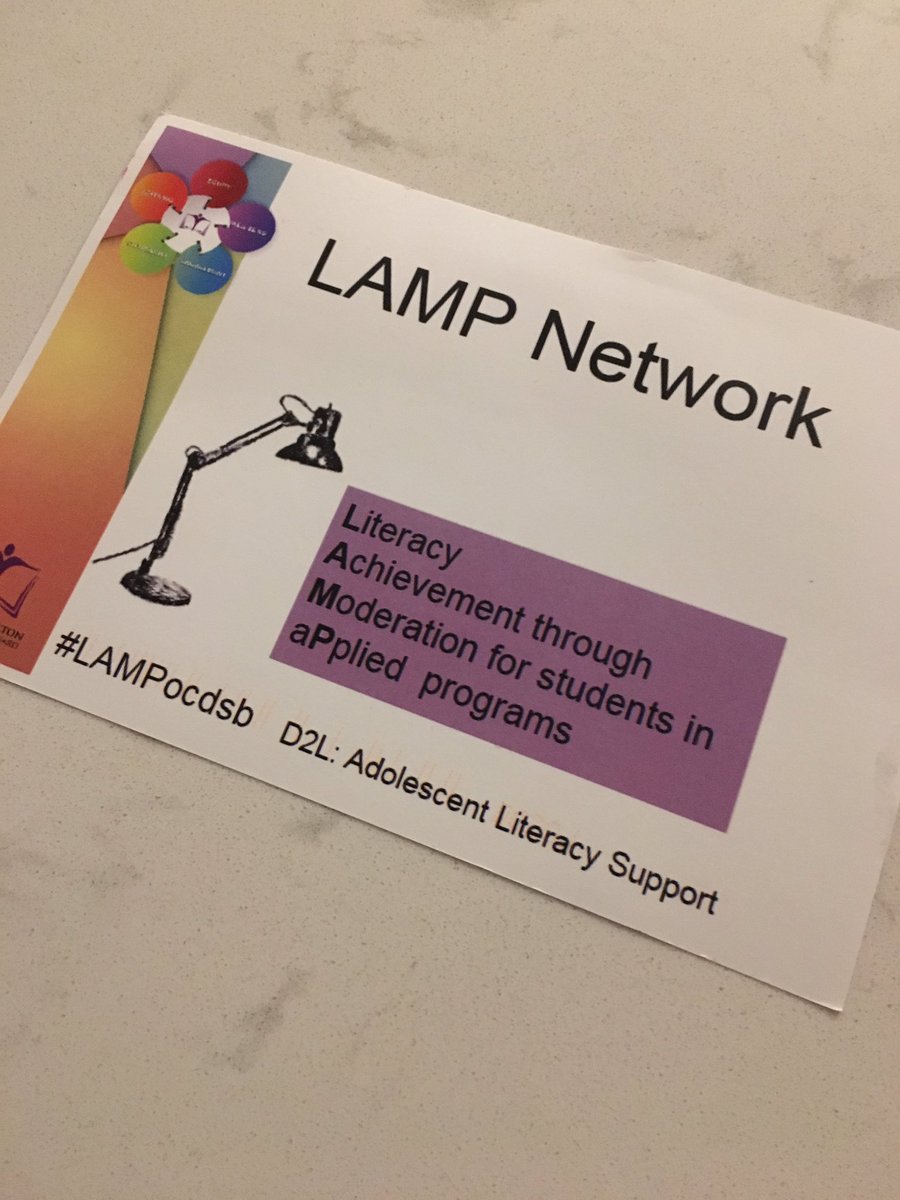 chriscardill's tweet photo. Perfect timing @RCollishaw - thank you again for re-inspiring us all! #LAMPocdsb #backtotheLAMP https://t.co/yFkLQeyYMP