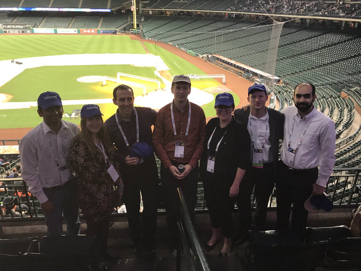 redmo89's tweet image. Wrapping up #informs2017 in style. @InformsStuIowa