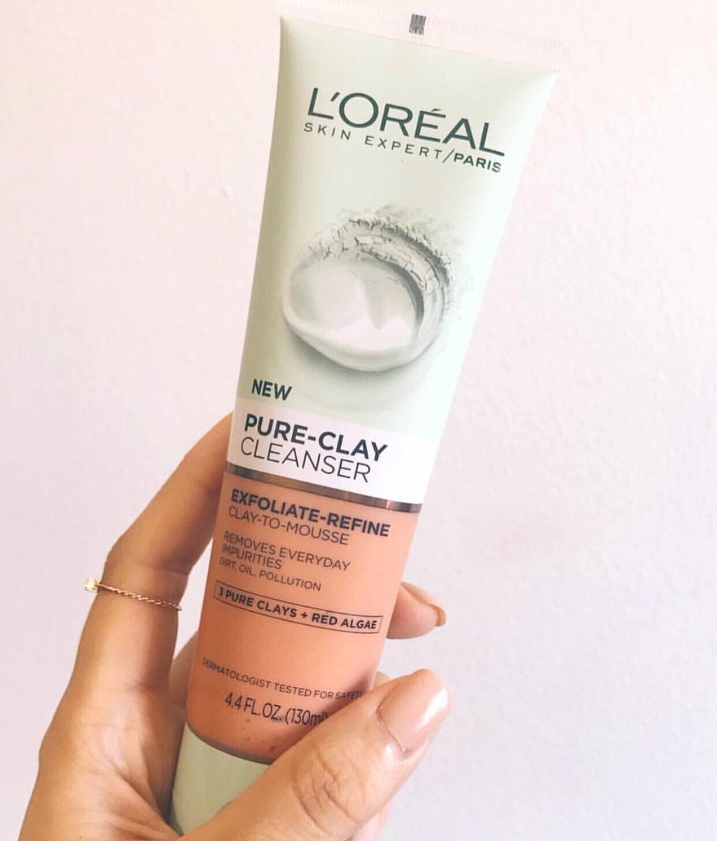 pure clay cleanser exfoliate & refine