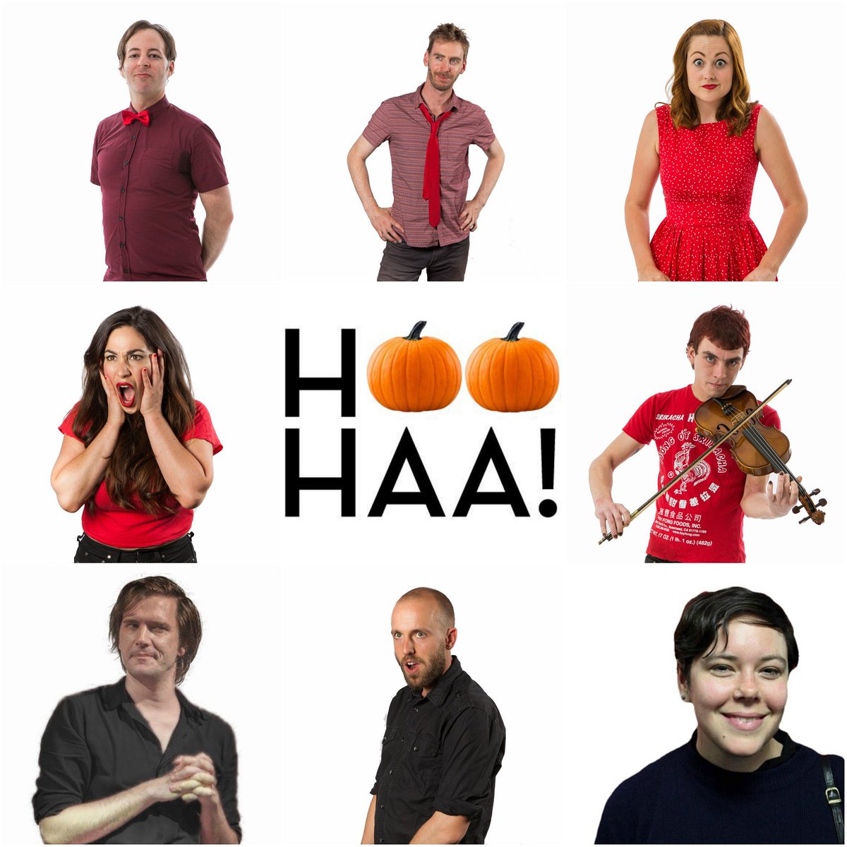 Ghosts! Ghouls! Gargantuanly talented improvisors who might also be vampires! Enter the most delightful house of horrors at The Big HOO-HAA!