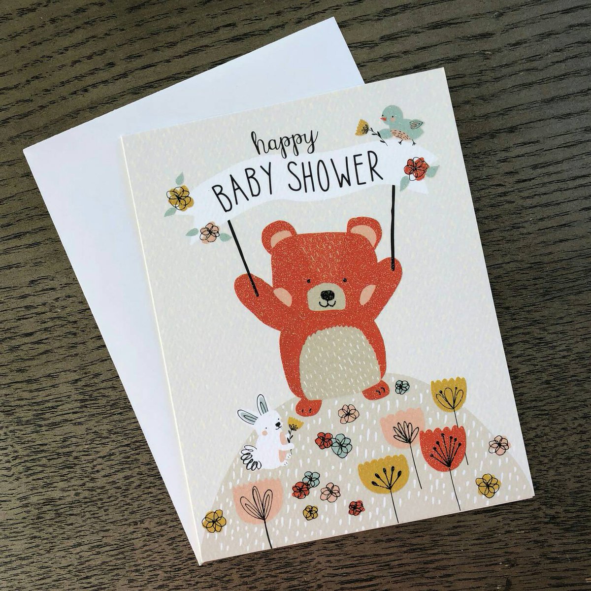 #freshandfestive #babyshower #greetingcard for @ginabdesigns by <a href="/afreshbunch/">Fresh Bunch</a> artist @anniesmith_designs! #bearycute #artlicensing