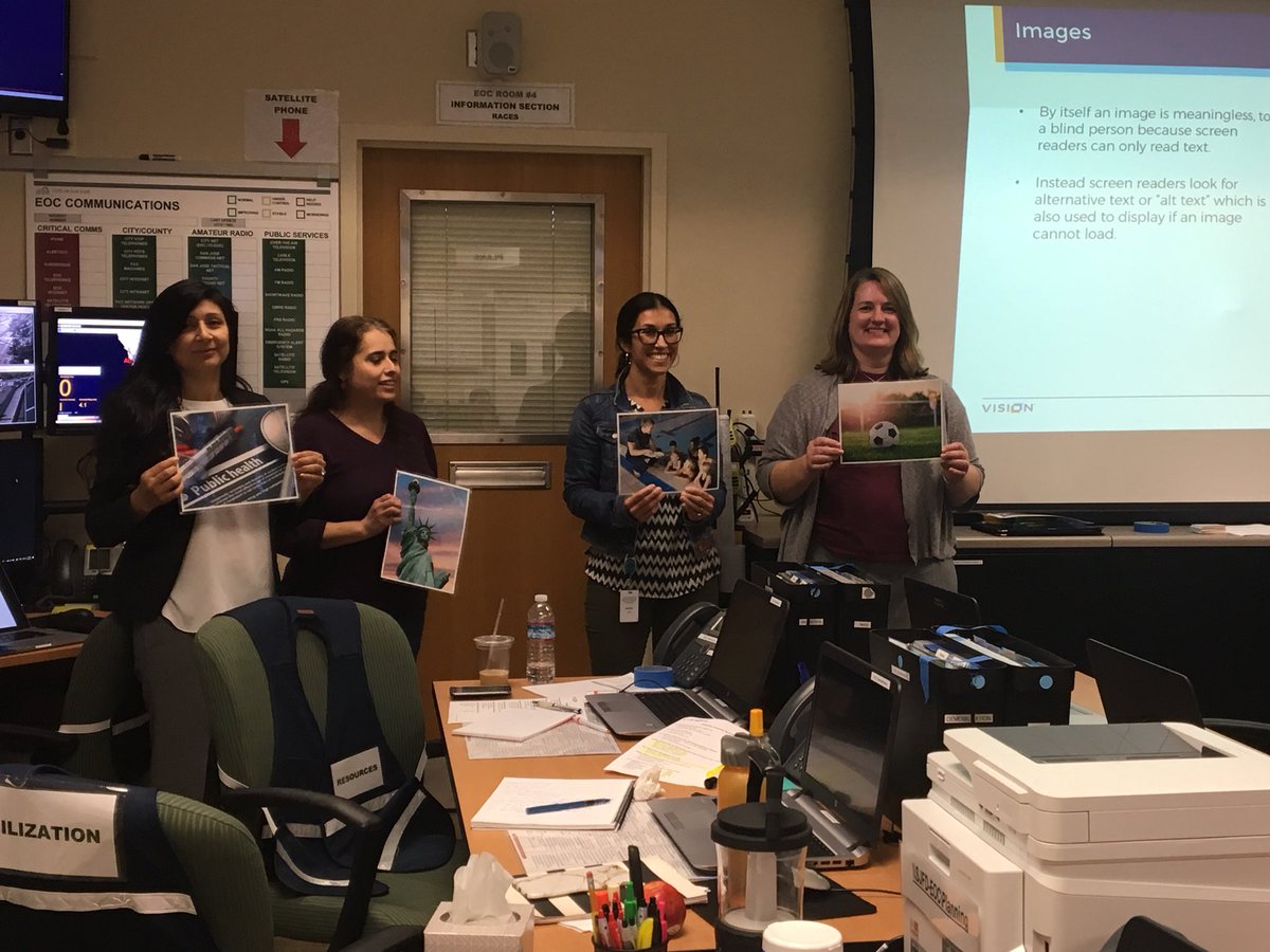 AstraKredel's tweet photo. Day 2 of City staff learning #webaccessibility in prep for new city website. #whatnottopost #ux #digitalgov #civictech @visioninternet https://t.co/ezrgClw8ZP