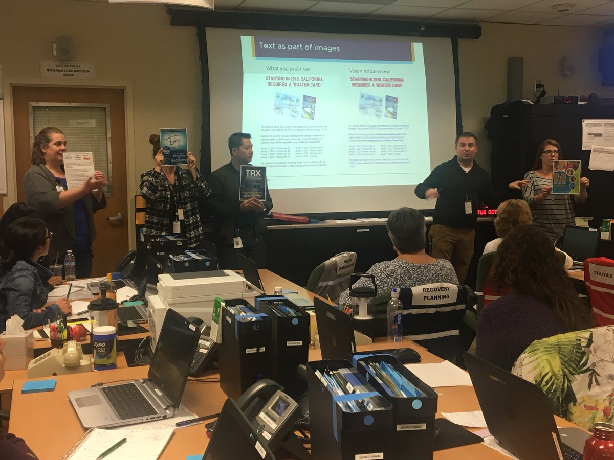 AstraKredel's tweet photo. Day 2 of City staff learning #webaccessibility in prep for new city website. #whatnottopost #ux #digitalgov #civictech @visioninternet https://t.co/ezrgClw8ZP