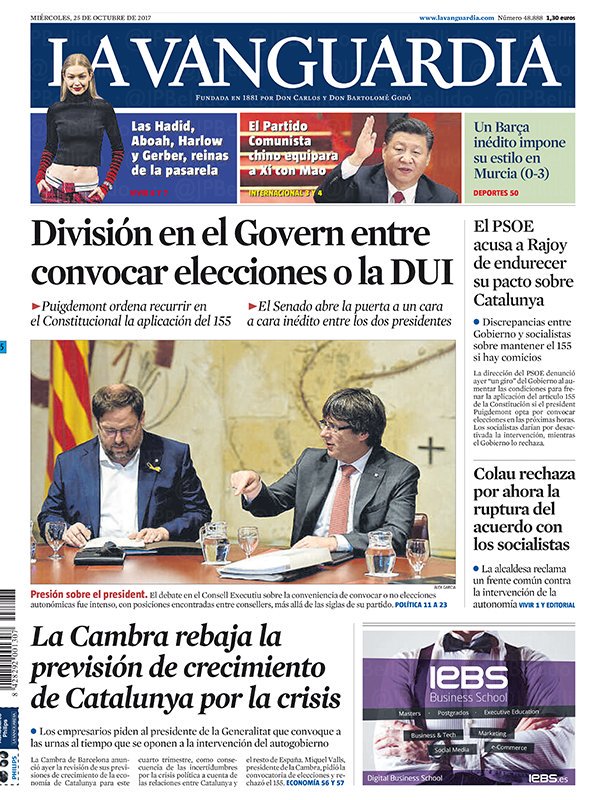 FonsiLoaiza's tweet photo. Ayer Fiscalía confirmó la existencia de la caja b del PP. Hoy los medios lo esconden en sus portadas. Nos mean y dicen que llueve. https://t.co/URrMywCpJV