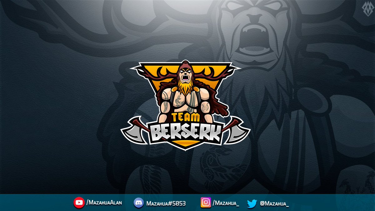 NUEVO MASCOT LOGO PARA <a href="/_TeamBerserk/">Team Berserk</a> 
¡Con mucho entusiasmo les presento su nueva insignia!

🔁&amp;&amp;❤️ son apreciados!!