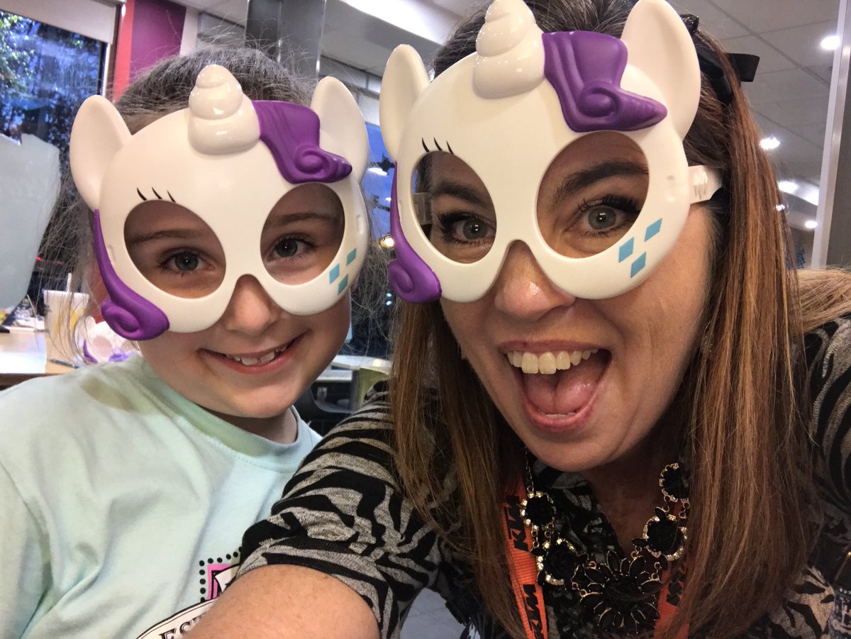 VESFirsties's tweet photo. McTeacher’s night shenanigans! #ves_tigers #ignitelearingbcps #mylittleponyfun!!! https://t.co/CXoN3Cl6t4
