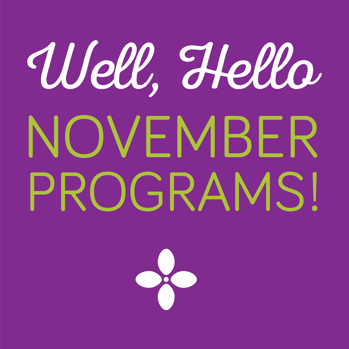 PlumLib's tweet photo. Registration for November programs opened up over the weekend, so make sure you secure your spot quickly! #HelenPlumLibrary https://t.co/9PPk5qnsJW