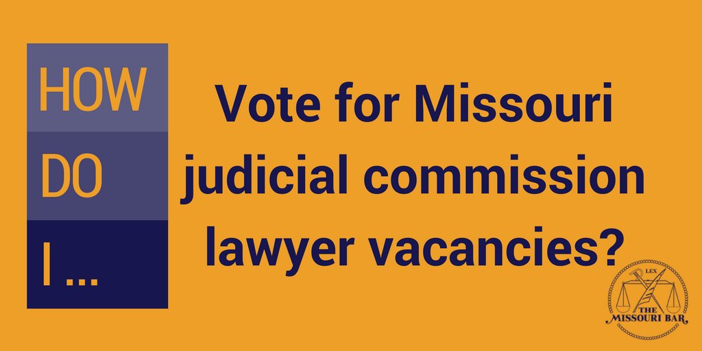 Elections for lawyer members of 1 appellate &amp; 6 circuit judicial nominating commissions are now underway. Details: ow.ly/yPzg30g6sFk