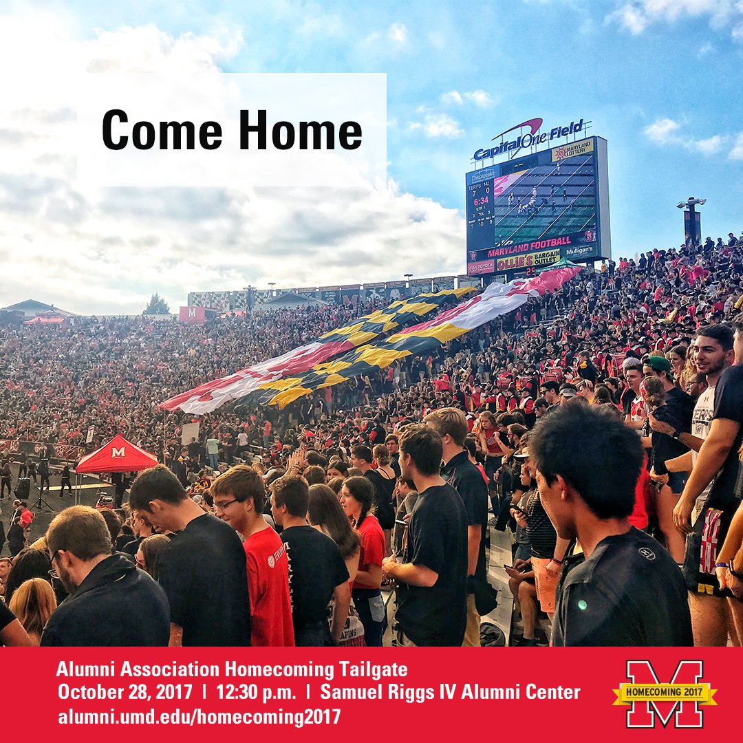 Umd Alumni Association On Twitter Come Home And Raise High