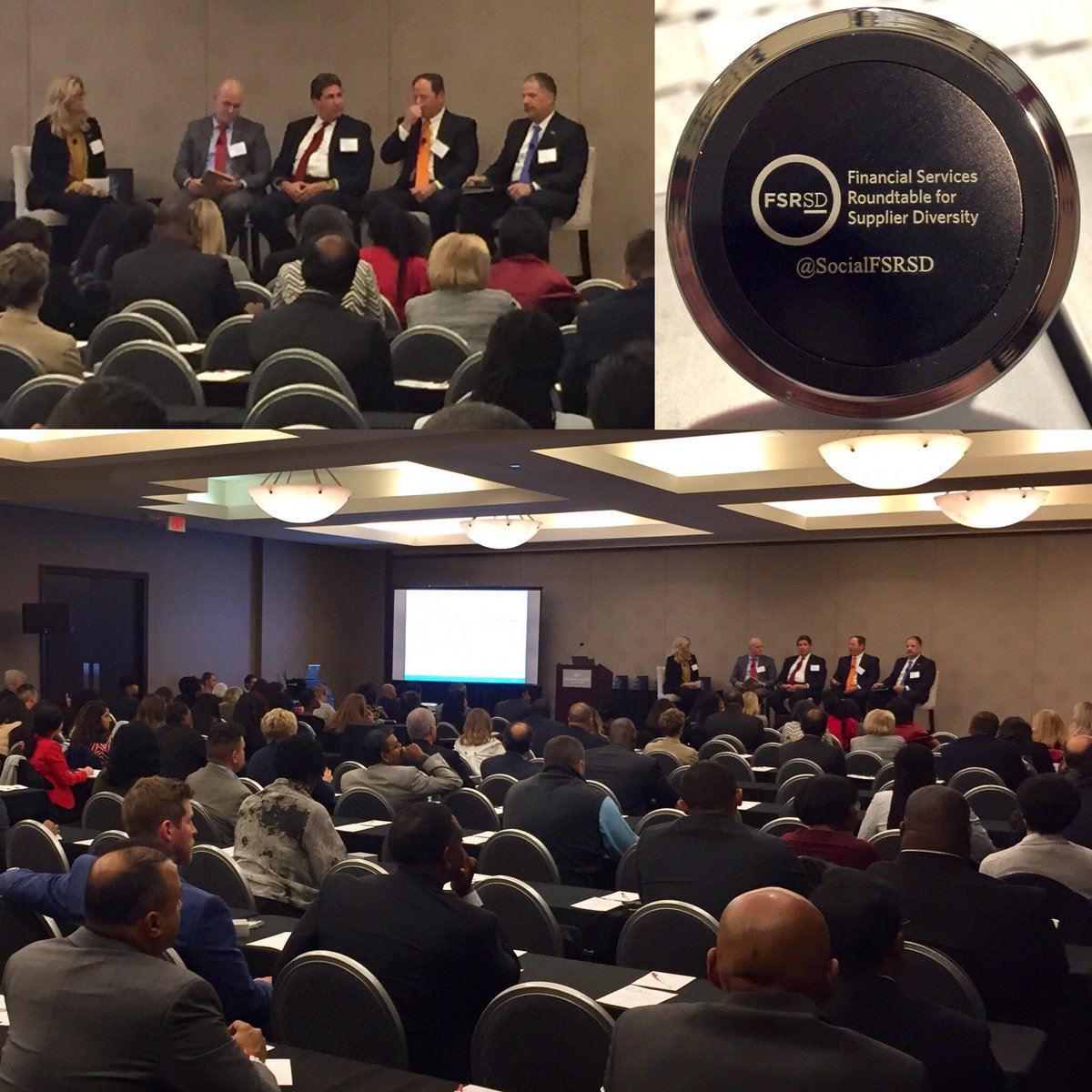 SocialFSRSD's tweet photo. Such a compelling panel! Tweet us your thoughts 💭@SocialFSRSD #FSRSDSymposium2017 #FSRSD #SupplierDiversity #NMSDC17 https://t.co/0r284Wto9q