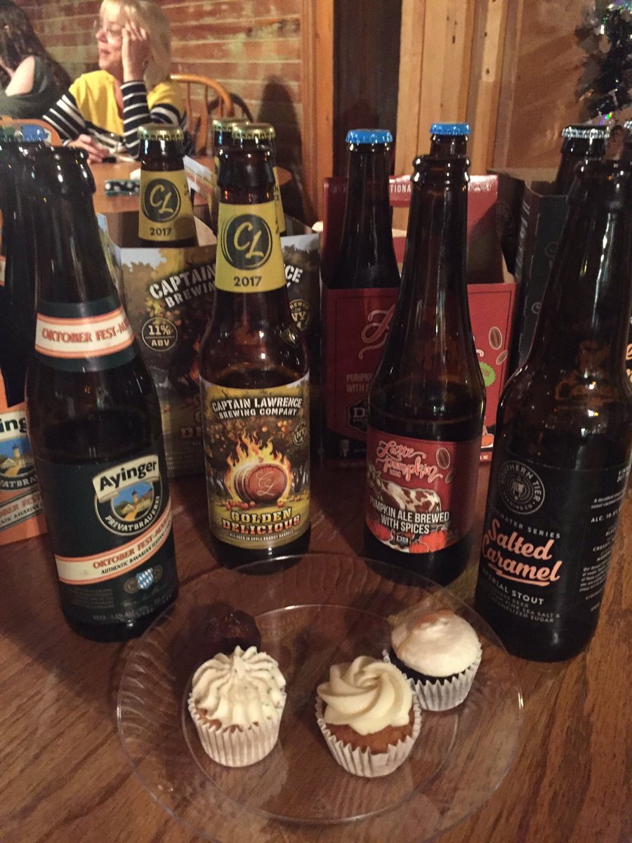 TriadGPO's tweet photo. This beer and dessert pairing is lit. https://t.co/B8IGKCjl5N