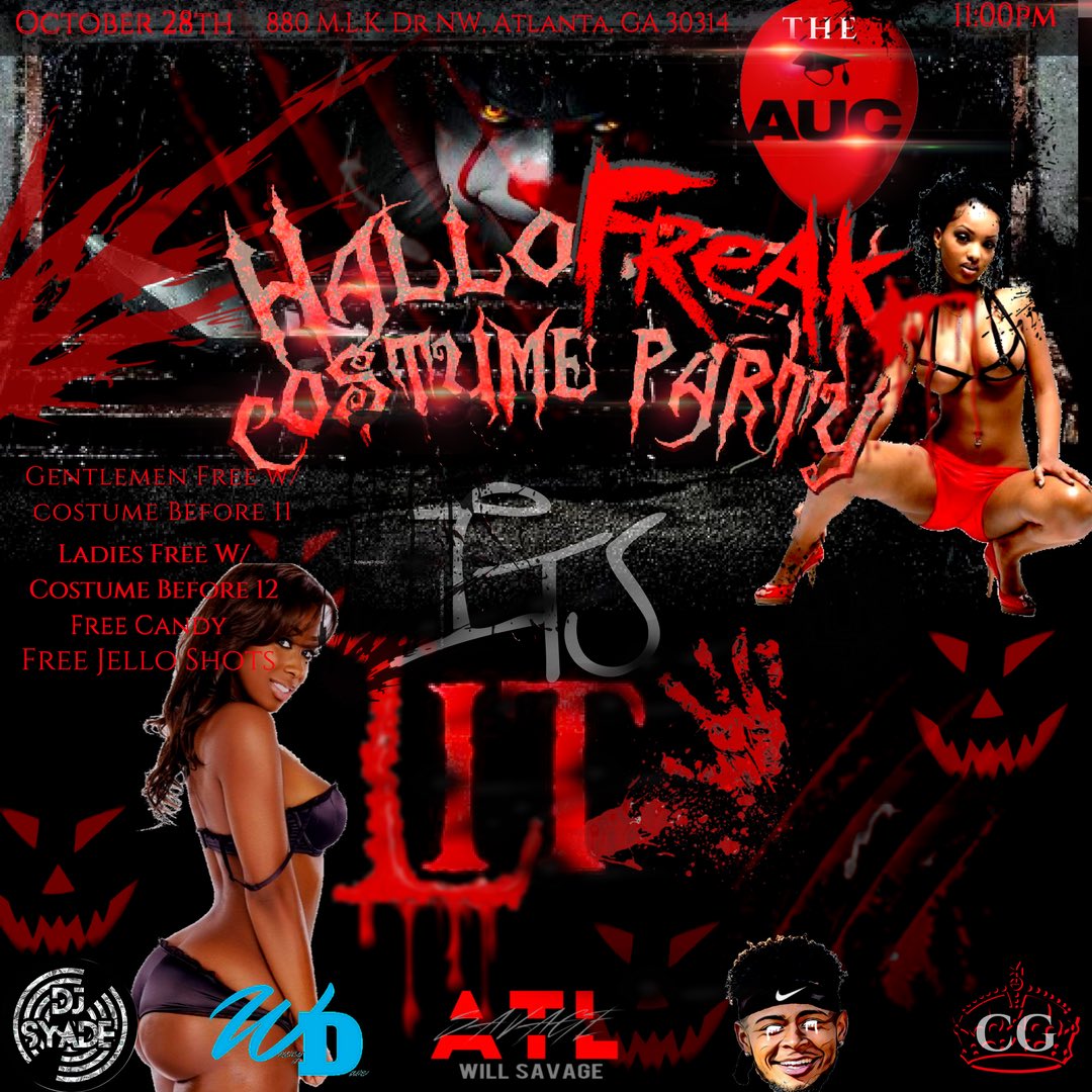 atlanta_moves's tweet photo. #HalloFreak warehouse party this Saturday night #ATL https://t.co/zAuJisknwT