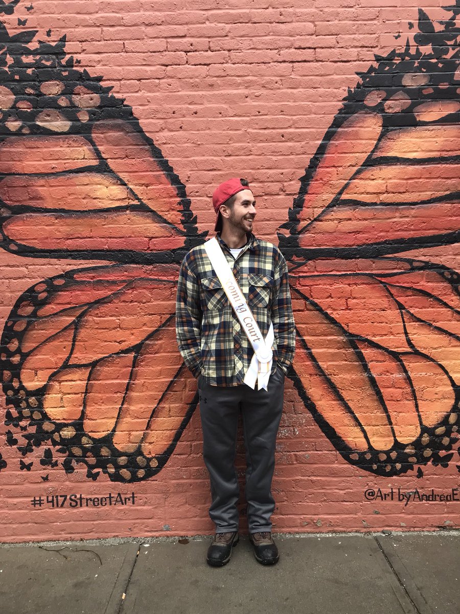 Blake_For_King's tweet photo. “I came into Missouri State as a caterpillar, but I’m leaving as a beautiful butterfly.” - Blake Kobel. #Vote4Blake #FlyFlyAway https://t.co/hLRxEZsf0P