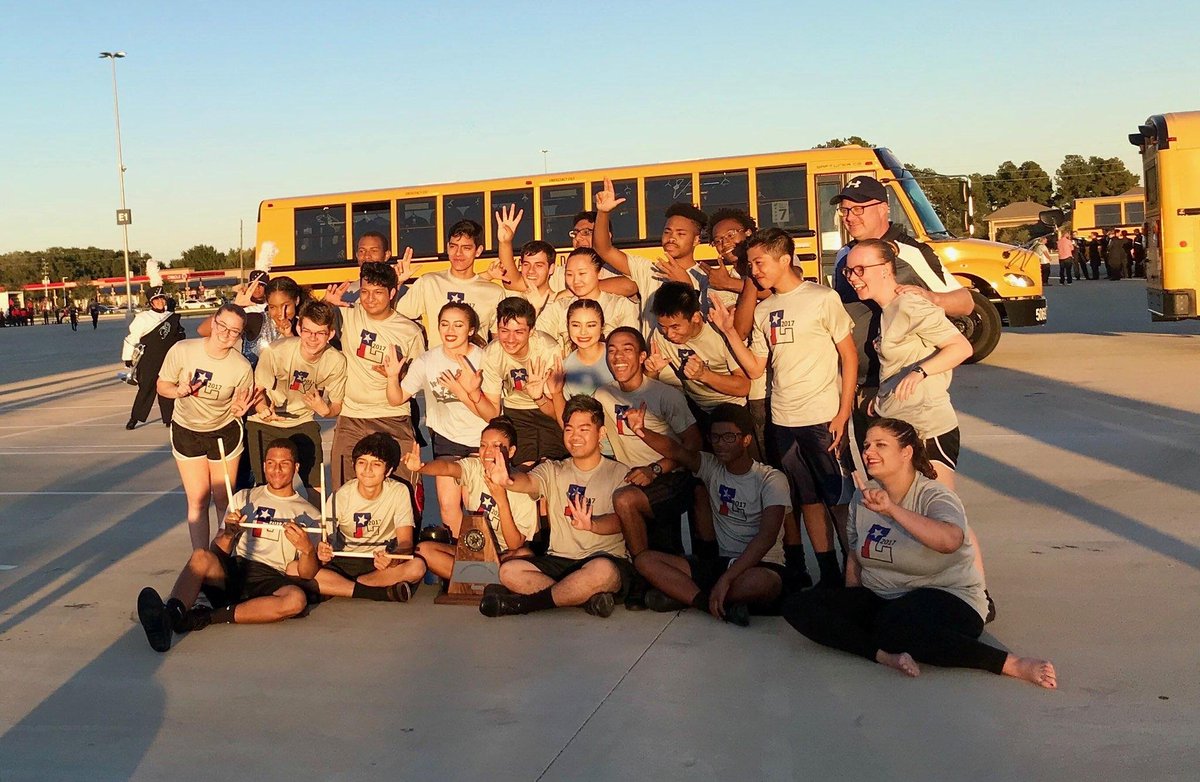 The Lamar Texan Band received straight I's at the UIL Region 23 Marching Contest for the second year in a row. #lamartexanband