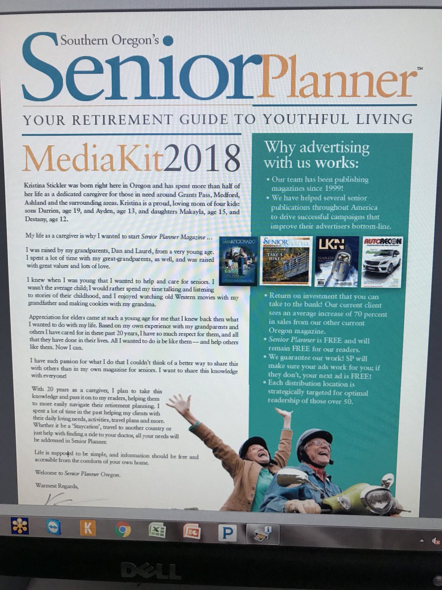 Best of luck to my sweet pea and her 1st magazine!! 😘👍 <a href="/seniorplanneror/">Senior Planner</a> #seniorplanner #kkpublisher