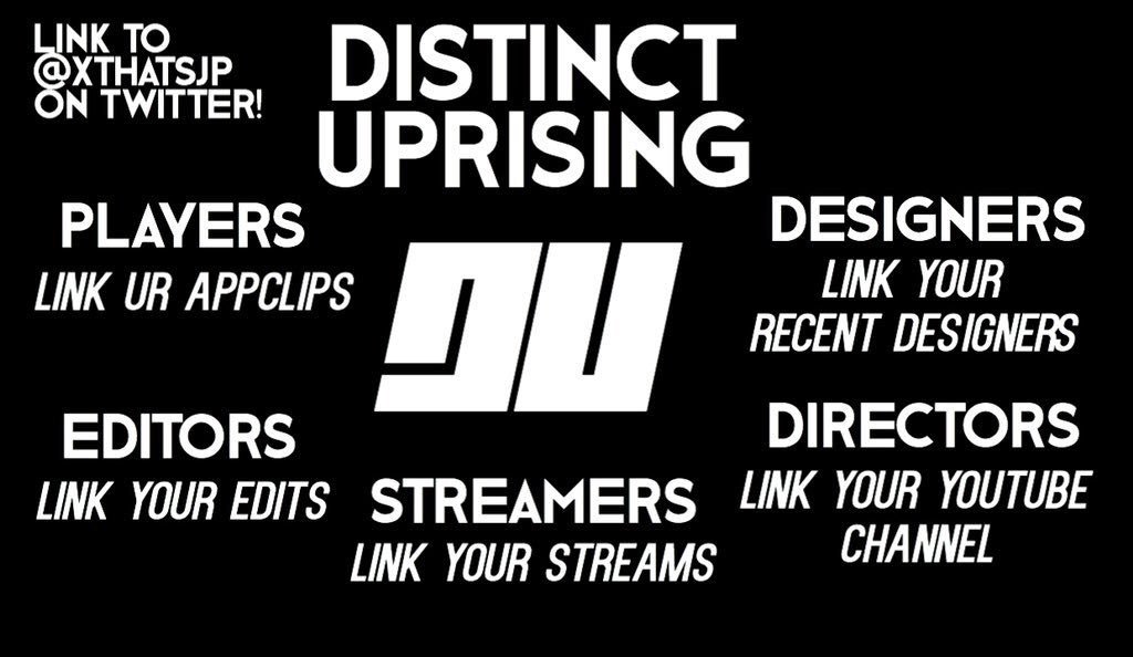 DistinctUprise's tweet photo. Here we go!! Link stuff here!! Big things to come!! https://t.co/fvsJHEGSnU