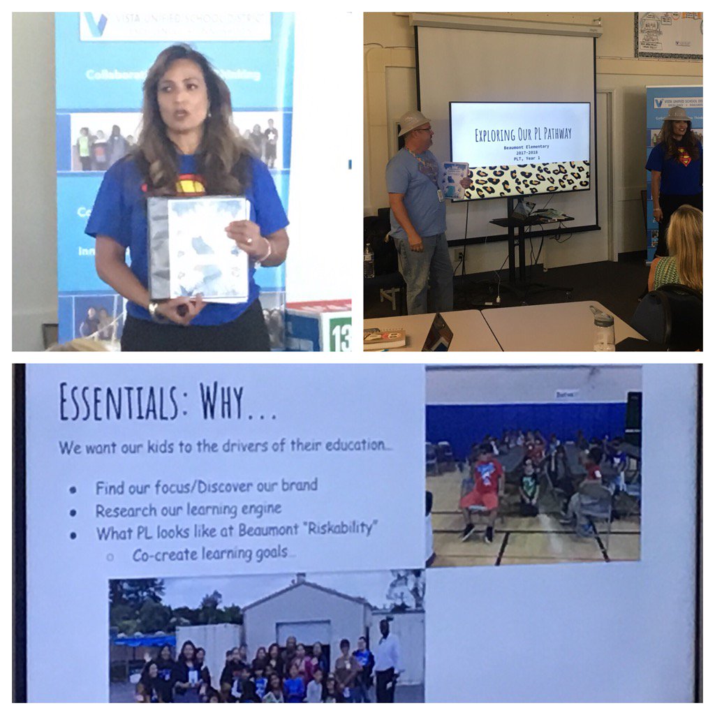 VistaBlueprint's tweet photo. @BeaumontBear personal learning challenge is picking up speed. Great parent engagement. https://t.co/6529LvMcny