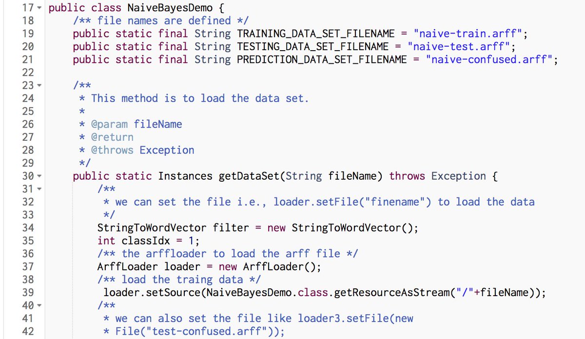 java's tweet image. Tutorial on #MachineLearning with #Java - Topic Naive Bayes 

tech.io/playgrounds/67…