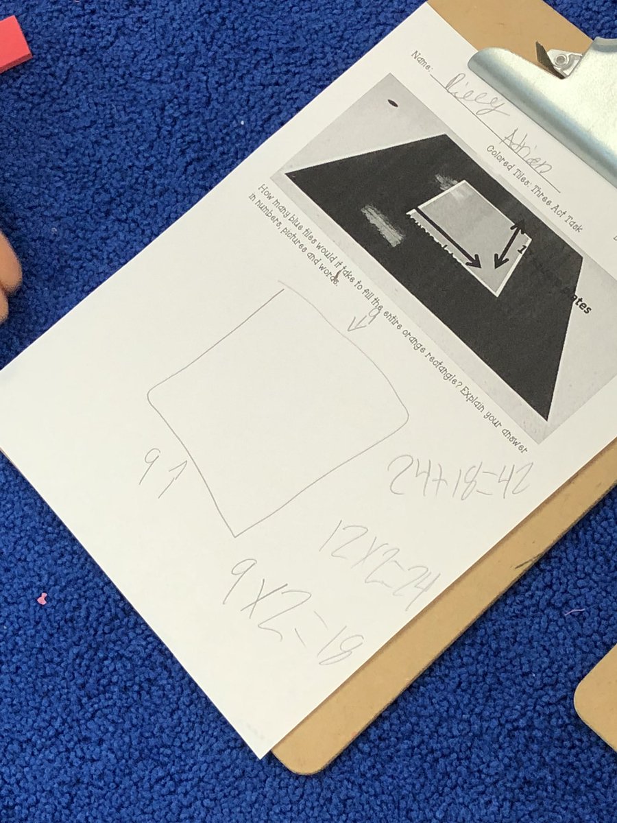 CFRedBirdsMath's tweet image. 3rd gr Ss explored arrays using a #3acttask from @gfletchy today! Amazed by their connections &amp;amp; ideas about multiplication! @CFESRedBirds