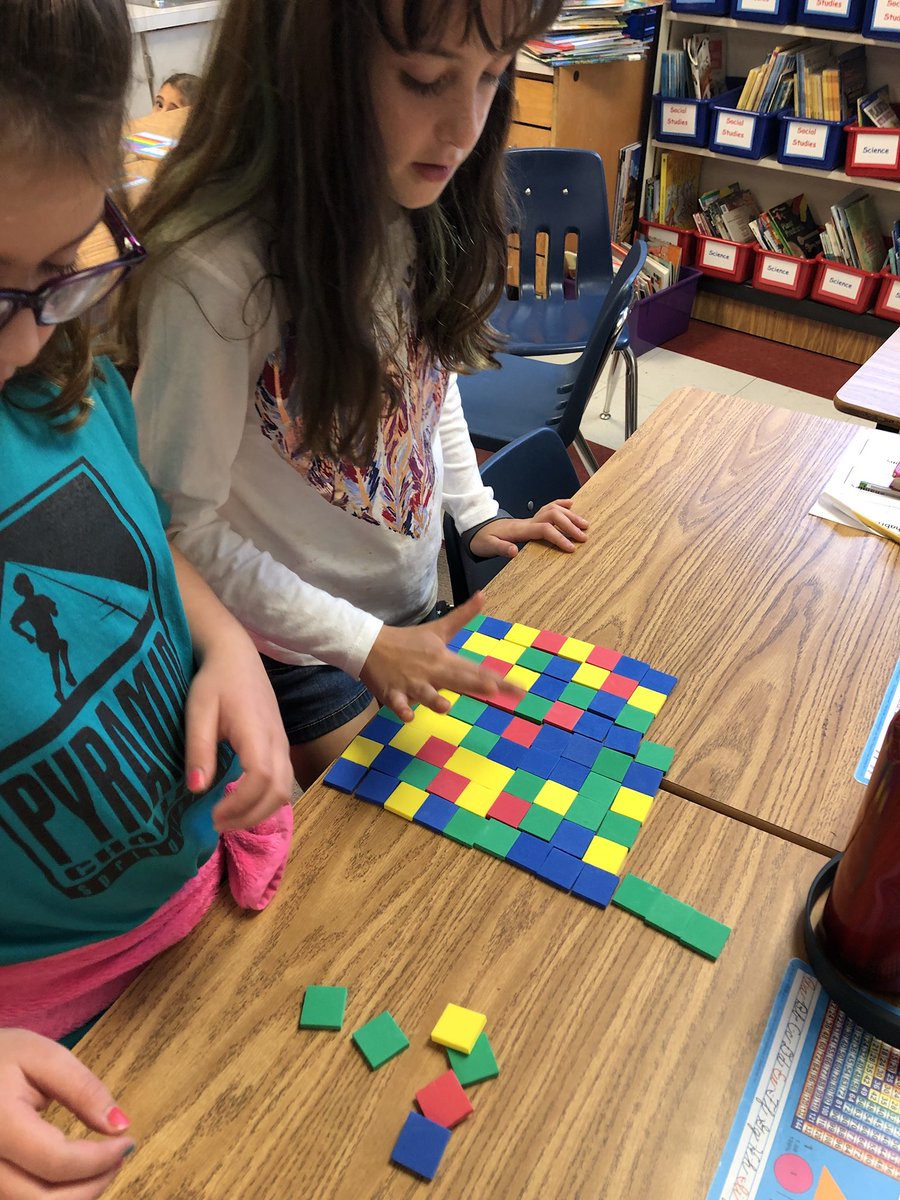 CFRedBirdsMath's tweet image. 3rd gr Ss explored arrays using a #3acttask from @gfletchy today! Amazed by their connections &amp;amp; ideas about multiplication! @CFESRedBirds