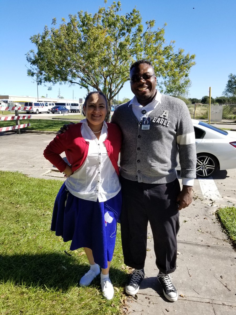 50's day at School today for Red Ribbon Week.  Leaving drugs in the past!!!