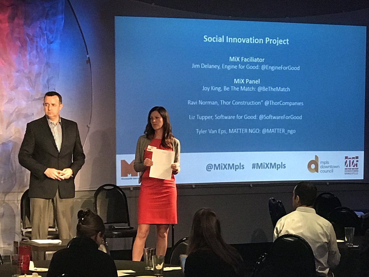 MiXMpls's tweet photo. @JimDelaneyMPLS &amp; @JesseWelsh are now leading an interactive session at #MiXMpls https://t.co/q7WwN0IX0p
