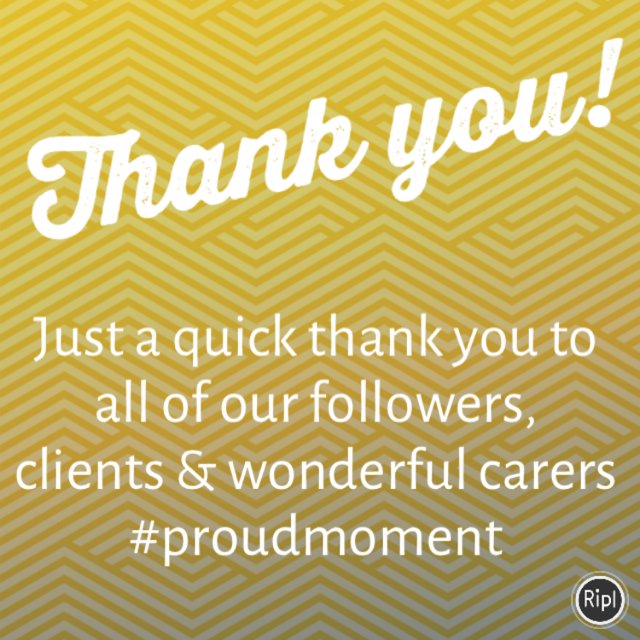 A Wednesday thank you.  via ripl.com