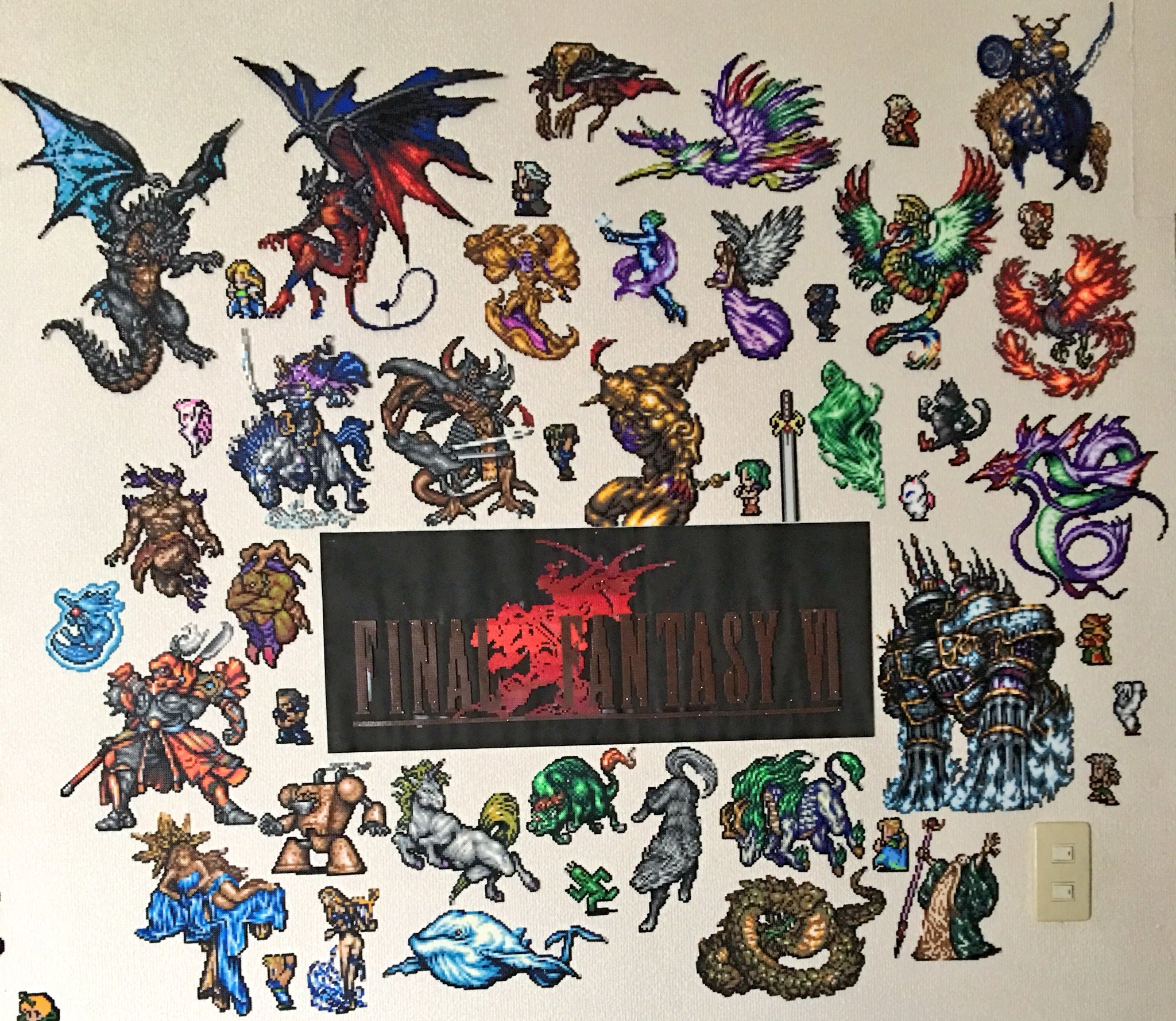 ゆずきち בטוויטר Ff6の全幻獣制作完了しました 制作期間 5月 10月 約半年 総ビーズ数 不明 ミニフューズビーズにて作成 予想してたより長く掛かったし 大変だったけど楽しかった W まだ反対側が満足してないので作成中 アイロンビーズ ミニフューズビーズ ゆずきち בטוויטר Ff6の全幻獣制作完了しました 制作期間 5月 10月 約半年 総ビーズ数 不明 ミニフューズビーズにて作成 予想してたより長く掛かったし 大変だったけど楽しかった W まだ反対側が満足してないので作成中 アイロンビーズ ミニフューズビーズ