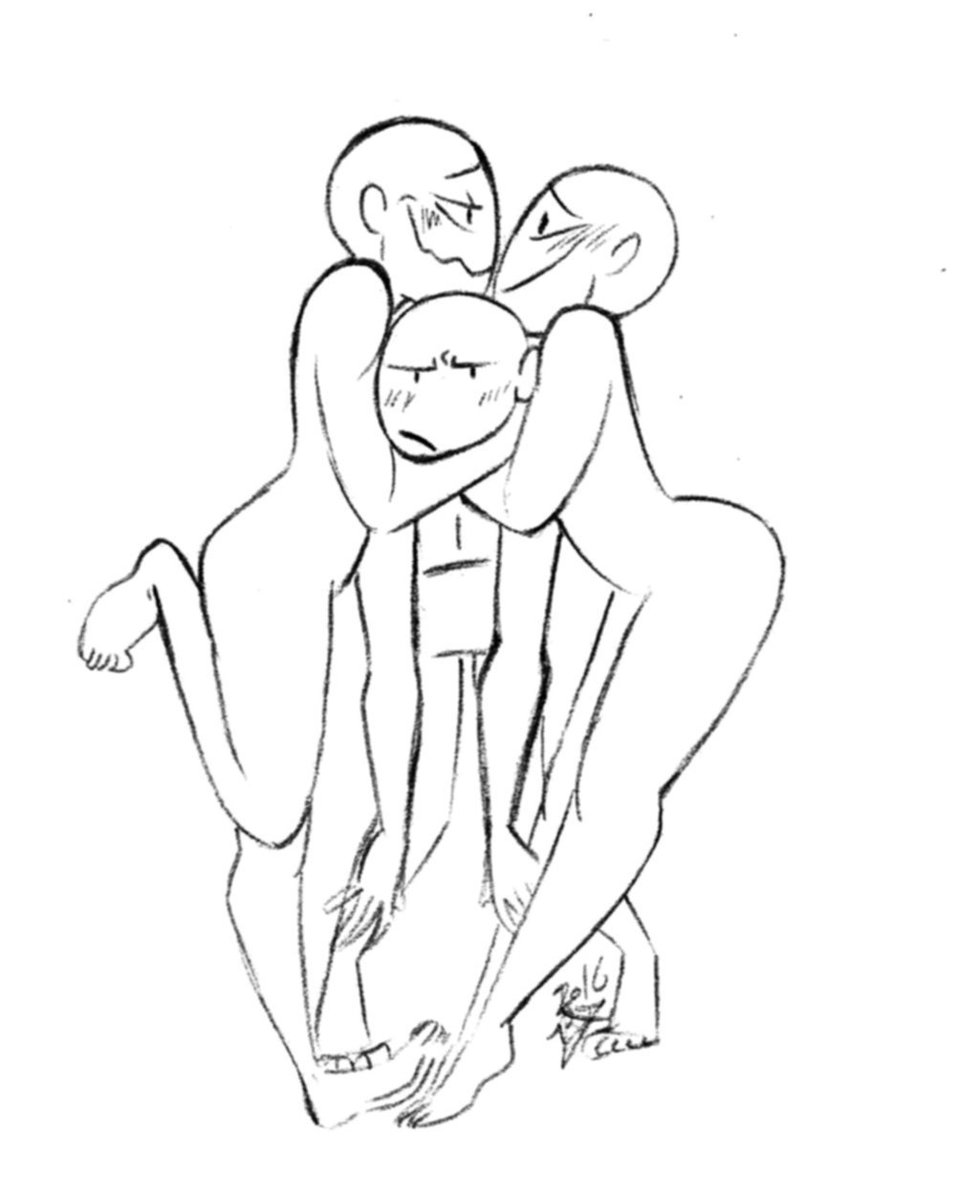 Credit: by cRoxoverGoddess on DeviantArt

I'm gonna use this for drawing, who wants in? I'm the middle one