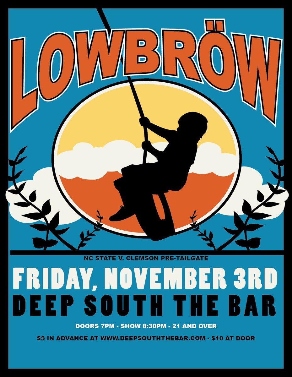 The NC State vs. Clemson #PreTailgate with #LowBrow is going to be sick! Right <a href="/DaveRose9811/">Dave Rose</a> ?