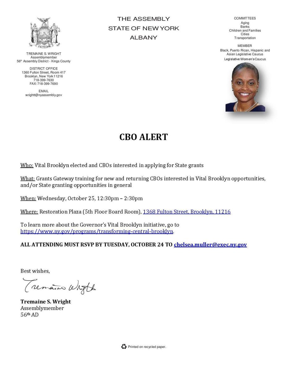 #Reminder #Brooklyn #CBO #inBrooklyn