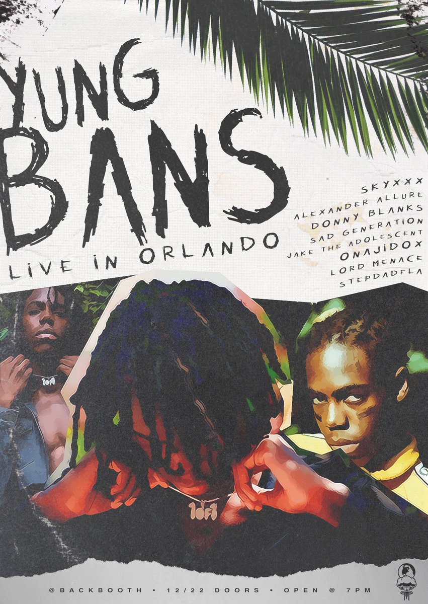 suciosudo's tweet photo. @YUNGBANS LIVE IN ORLANDO!!🦇

🎫: https://t.co/F3kQfrbSFN

let's go🔥🎶

RT, Fav, &amp; Follow @godfreytaughtme  to win 2 free tickets💕 https://t.co/HgPNv664GK