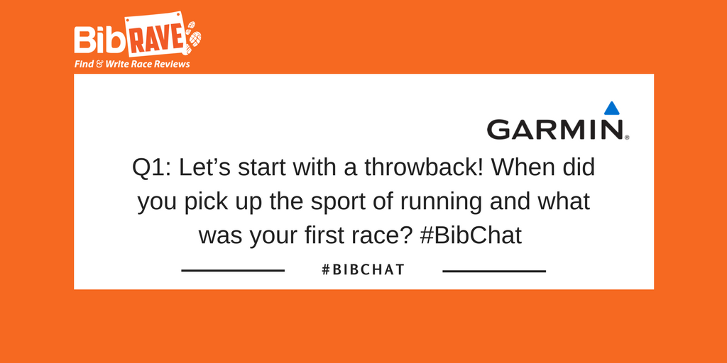 BibRave's tweet photo. Q1: Let’s start with a throwback! When did you pick up the sport of running and what was your first race? #BibChat https://t.co/fsabi5tWEO