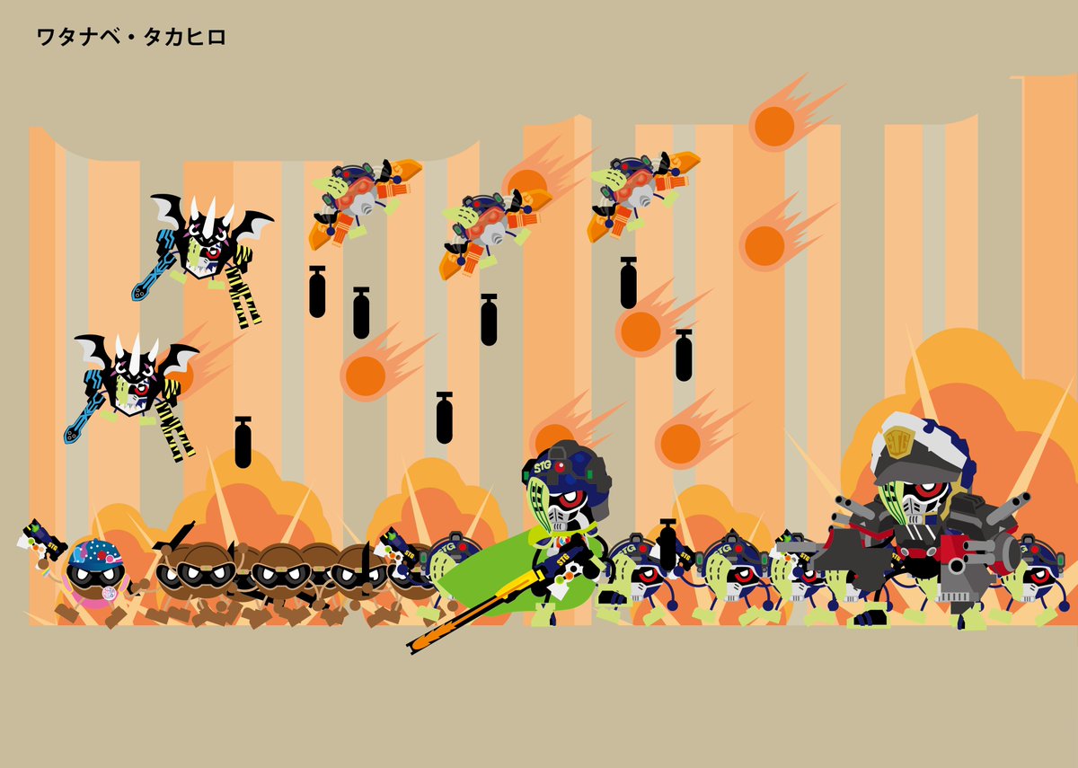 ワタナベ タカヒロ 特撮などお絵描き用 En Twitter 仮面ライダースナイプのパタポン風 色々あってだいぶ時間がかかりました スナイプと今回はライドプレイヤーも一緒に作りました 次はレーザーとゲンムですかね T Co 7kgiq6uavy Twitter
