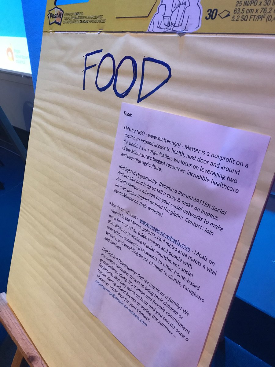 MiXMpls's tweet photo. Some fun, informative easels are spread throughout @BNWImprov at #MiXMpls! Learn about your community #mpls https://t.co/Y3FlEuJSX2