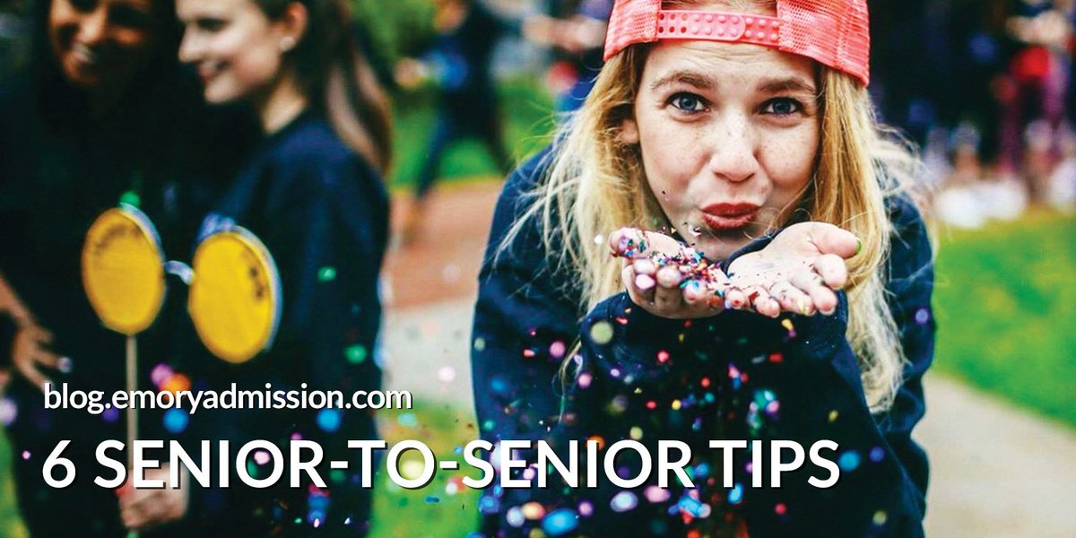 EmoryAdmission's tweet photo. 💙💛6 Senior-to-Senior Tips for the admissions process: https://t.co/5eEgmgUB20 #EmoryUniversity https://t.co/cYfh0Gsh6d