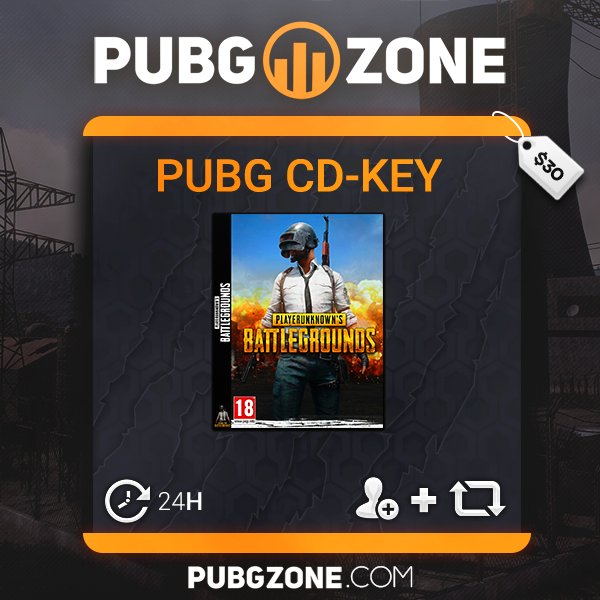PUBGZONE's tweet photo. 🔥24HR PUBG CD-KEY $30 GIVEAWAY! GL🔥

Enter
🖱Visit https://t.co/hCcldwLxPo
🖱RT &amp; Follow
🖱Tag 2 Friends

#pubgzone #pubg #pubggiveaway https://t.co/icqWJks05l