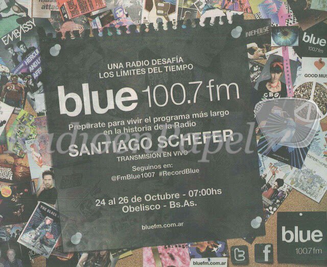 RadioenPapel's tweet photo. #EFEMERIDES| FM 100.7 #RecordBlue Recordamos la entrevista que le realizamos el año pasado a @santyschefer https://t.co/Jr7wWiO71p https://t.co/5p1jt1qkuA