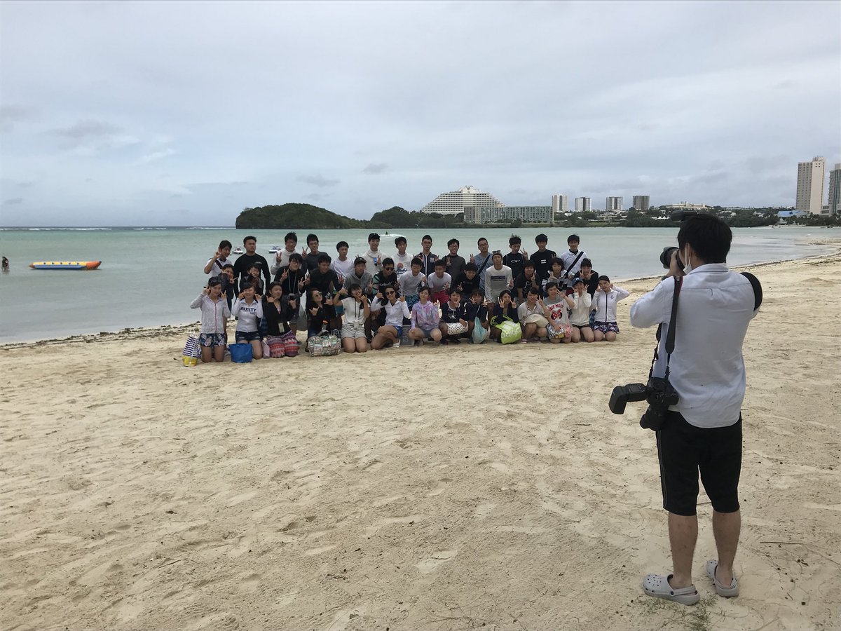 OJC_GUAM's tweet photo. 佐野高校、2日目(^-^)
台風の影響もなんのその💨💨💨
コンディションGood👍
 https://t.co/B014rpdbRW #guam #beach #oceanjetclub #ojc #グアム #オーシャンジェットクラブ #マリンスポーツ #修学旅行 #佐野高校 https://t.co/sCsRrVri30