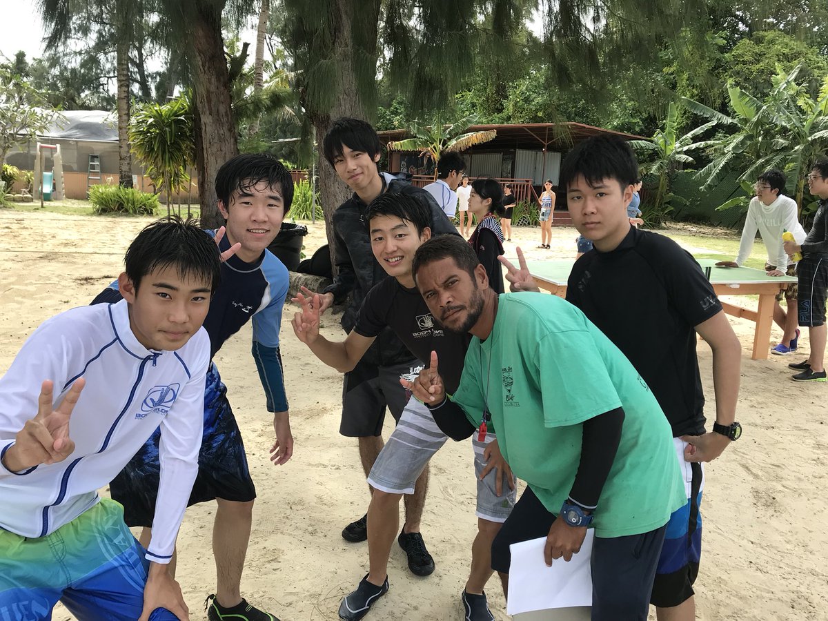 OJC_GUAM's tweet photo. 佐野高校、2日目(^-^)
台風の影響もなんのその💨💨💨
コンディションGood👍
 https://t.co/B014rpdbRW #guam #beach #oceanjetclub #ojc #グアム #オーシャンジェットクラブ #マリンスポーツ #修学旅行 #佐野高校 https://t.co/sCsRrVri30